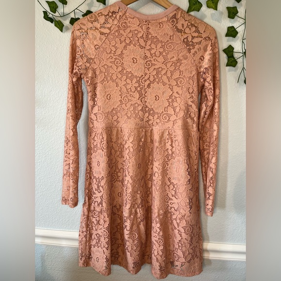 Art class dress lace long sleeve floral - Picture 2 of 3